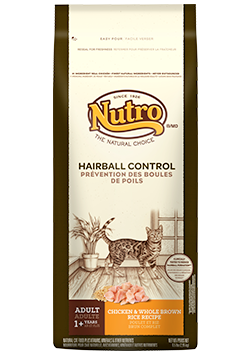 Nutro hairball clearance control cat food